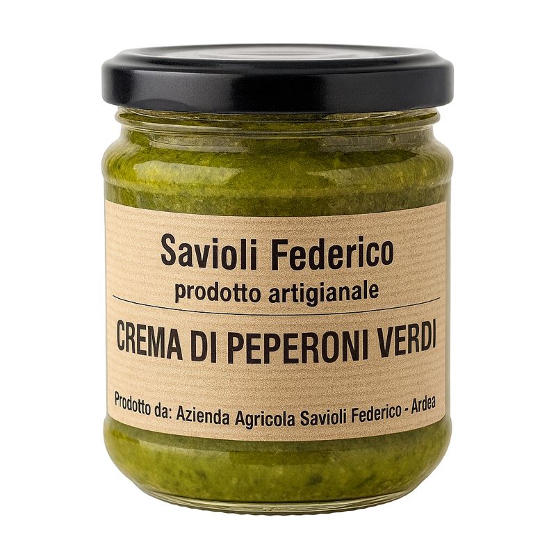 Crema Peperoni Verdi - 180g